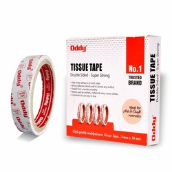 ODDY Tissue Tape 24mm x 50mtr - 1 inch - TS-2450